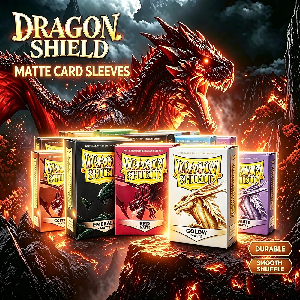Dragon Shield 100 Standardgröße Kartenhüllen Mehrfarbige Matte Kartenhüllen Brettspiele Karten Spielkarten TCG Hüllen Schutzhüllen