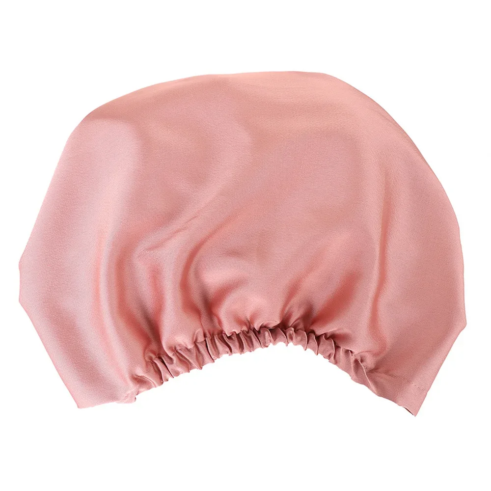 Big Flower Muslim Women Turban Satin Head Wrap Hijab Sleep Night Hat Chemo Cap Indian Elastic Beanie Ladies Hair Loss Headwear