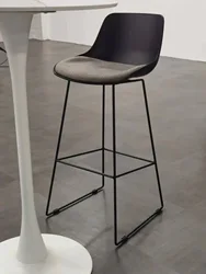 Manufacturers Supply Nordic Light Luxury Simple Texture Plastic Commercial Milk Tea Shop Cafe Bar Chair