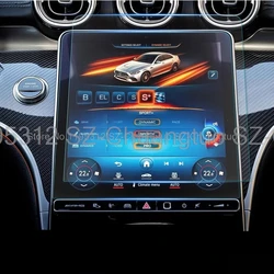 Tempered glass Screen protector For Mercedes-Benz GLC X254 2022 Classe C W206 2021 2022 car LCD gps Navigation anti-scratch film