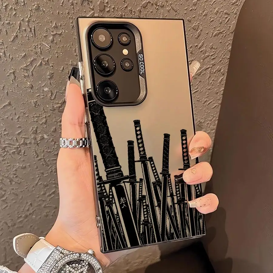 حافظة لهاتف سامسونج جالاكسي نوت 20 الترا S21 S25 S23 S20 FE S24 FE S22 Ultra S24Ultra S25Plus تشكيل سيف كاتانا #5