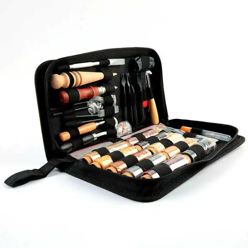 Zipper Packaging Leather Tools Set Leather Craft Leather Goods Set Hand Sewn Handmade Set