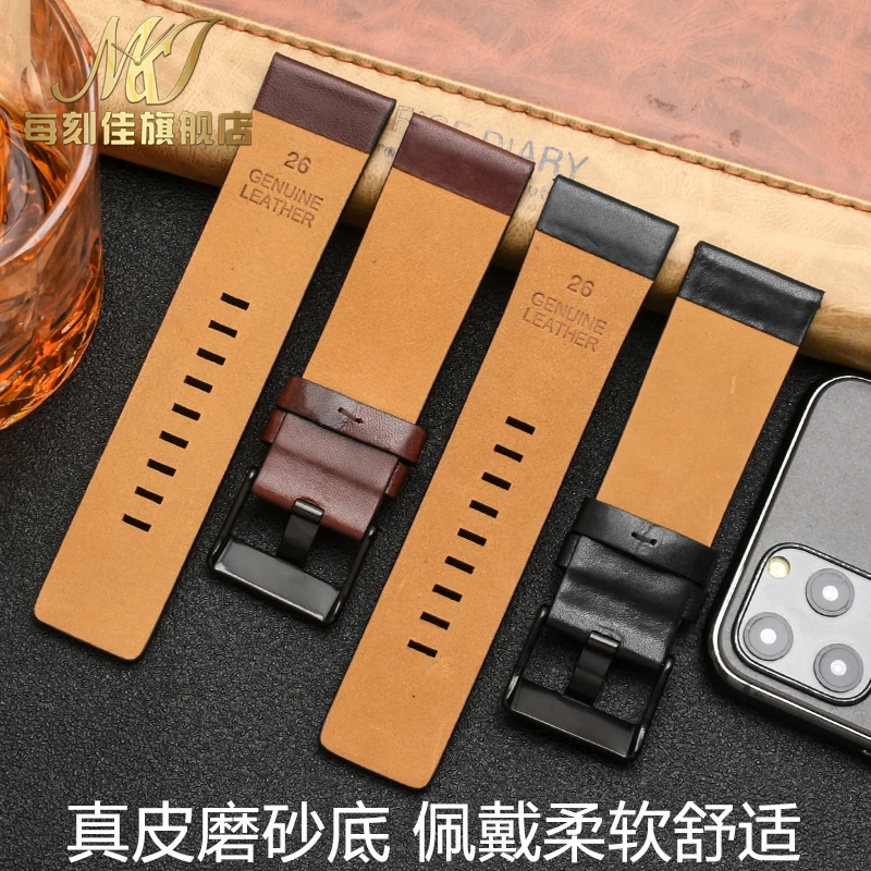 For Diesel Genuine Leather watch Strap DZ7332 DZ7314 DZ7311 DZ7332 men Wrist Watch Band watchband accessories 26MM 28MM 30MM 32M