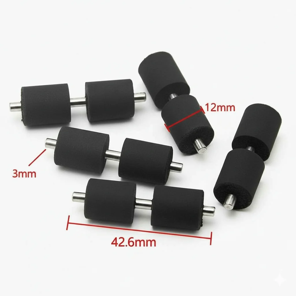 10PCs Paper Pressing Wheel for Eco Solvent Printer Rubber Wheel Infiniti Challenger Galaxy Allwin Inkjet Printer Pinch Roller