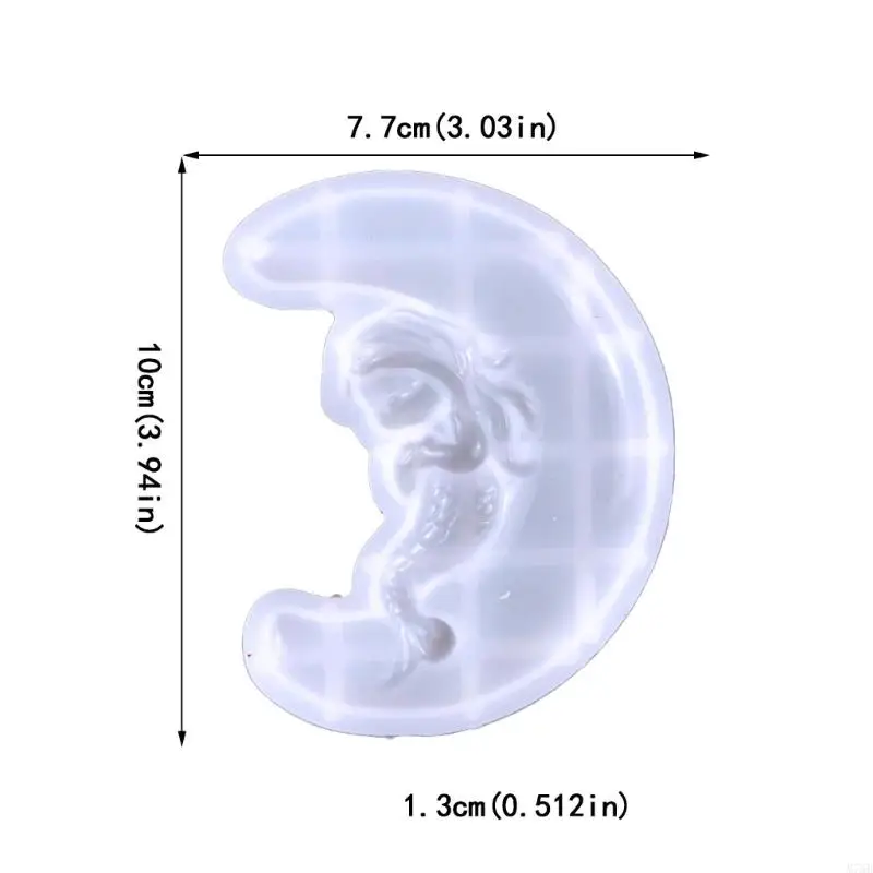 Molde silicona resina 3D M76B, moho colgante resina para manualidades llavero