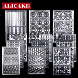 Chocolate Mould Polycarbonate Candy Chocolate Bar Molds Acrylic Bonbons Confectionery Kitchen Baking Pastry Utensils Tools