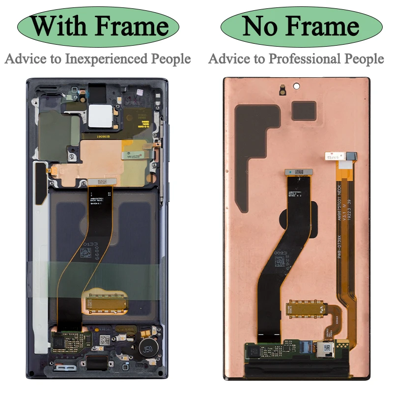 Display für Samsung Galaxy Note 10 4G/5G LCD Bildschirm Ersatz TFT ,N970F N970U Display Bildschirm Touch Digitizer Assembly Reparaturteile Kit