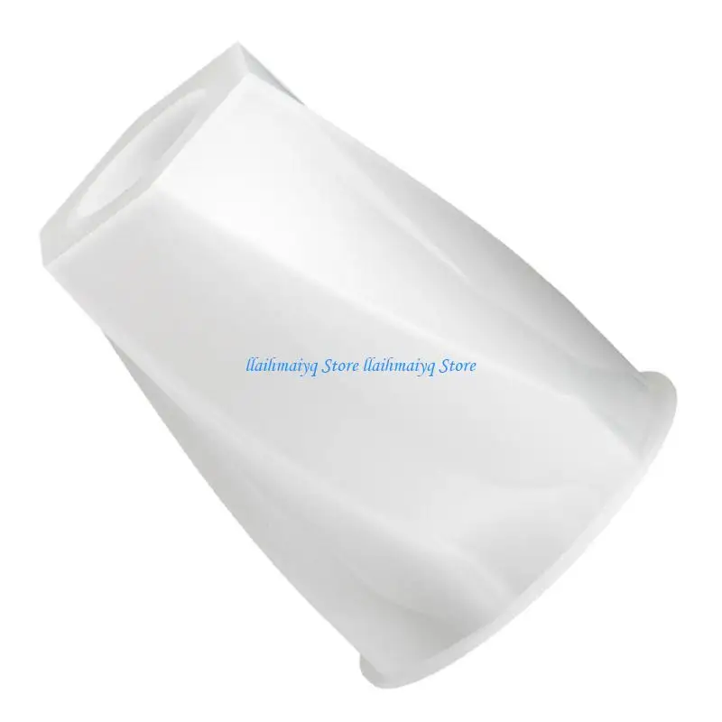 573B Smooth Surfaces Silicone Mould For Creating Unique Rotating Vase For Resin Art And Concrete Craft Lovers