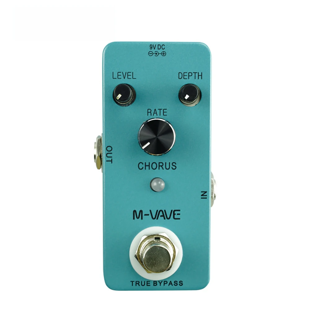 

M-VAVE CHORUS Pedal Digital Guitar Effect Pedal Guitar Analog Classic Chorus Effect Pedal True Bypass Effects Processors