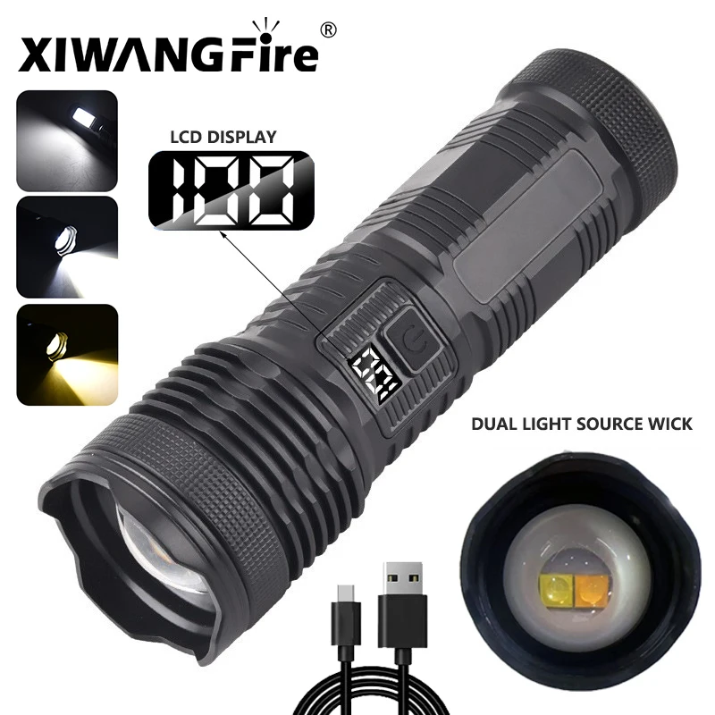 P50 LED – Najlepszy przenośny latarka z dwoma źródłami światła do campingu i użytku tacticalnego