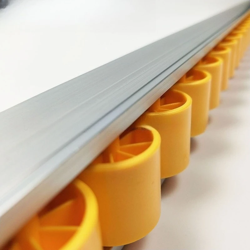 Aluminum Fluent Strip Roller Slide Rail Push‑Table Track Woodworking Edge Banding Machine Replacement Accessory