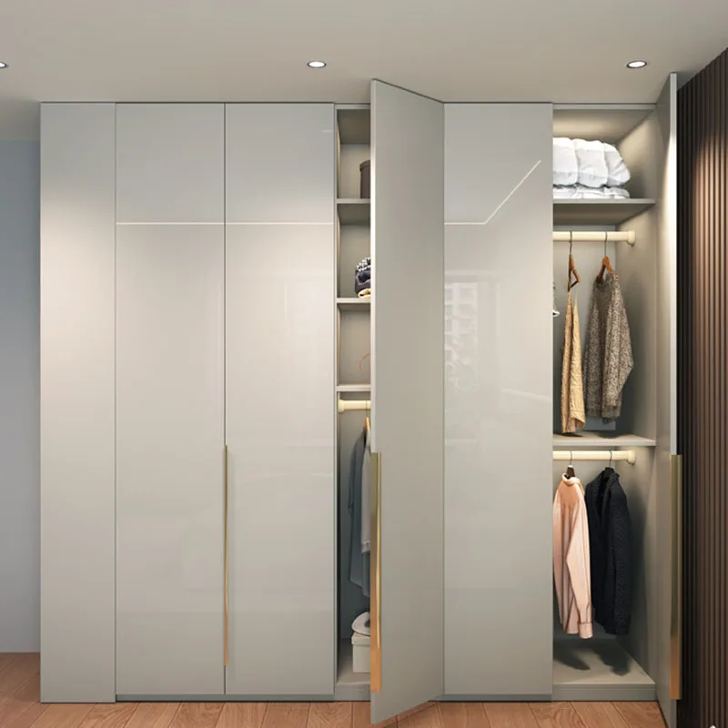 Elegant Hanging Wardrobes Luxury Large Size Space Saving Clothes Storage Bracket Big Closet Single Armarios Hotel Furniture