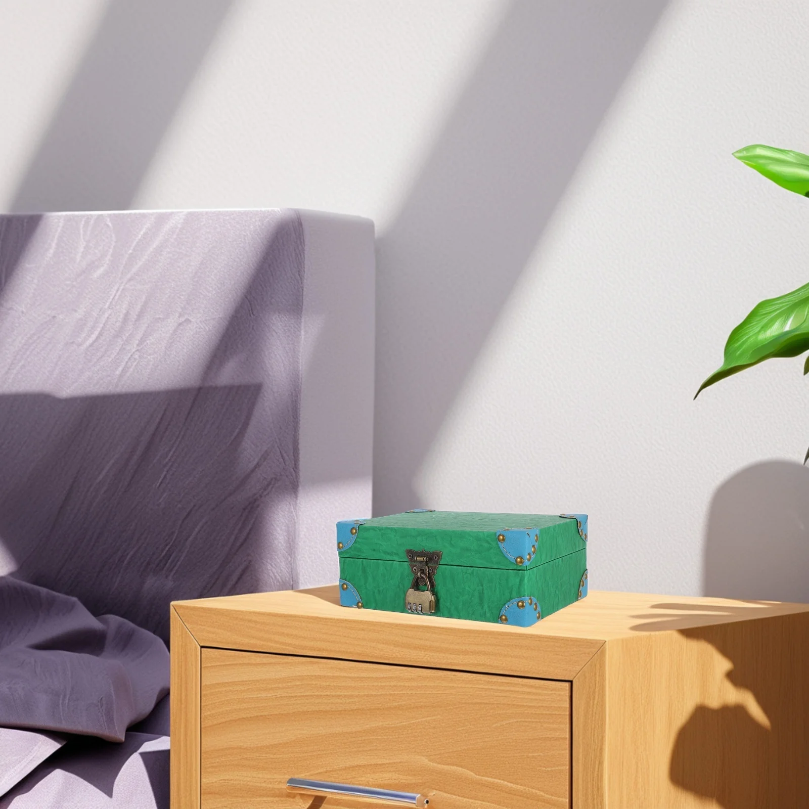 Pirate Chest Decorative Boxes with Lids Storage Vintage Treasure Organizer Game Organizers and