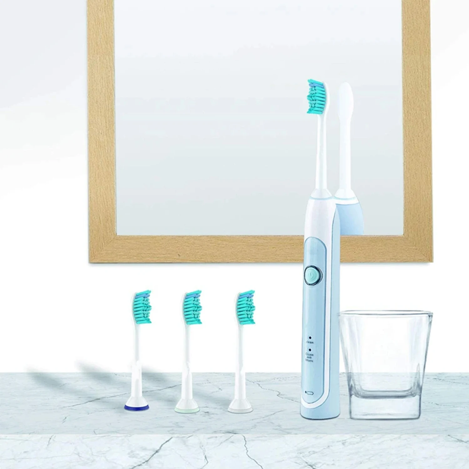 4-32pcs Electric Toothbrush Replacement Heads Compatible with Philips Sonicare Replacement Brush Heads Click-on Handles image 6