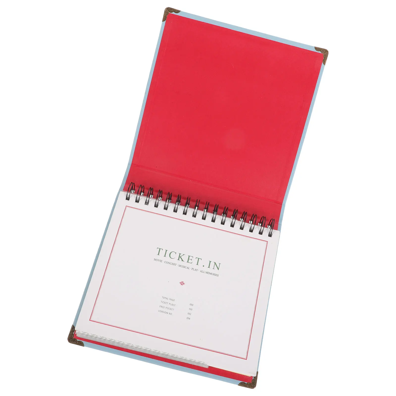 

Ticket Book Movie Tickets Storage Album Concert Lover Organizer Plane Tickets Commemorative Collection Holder Stub