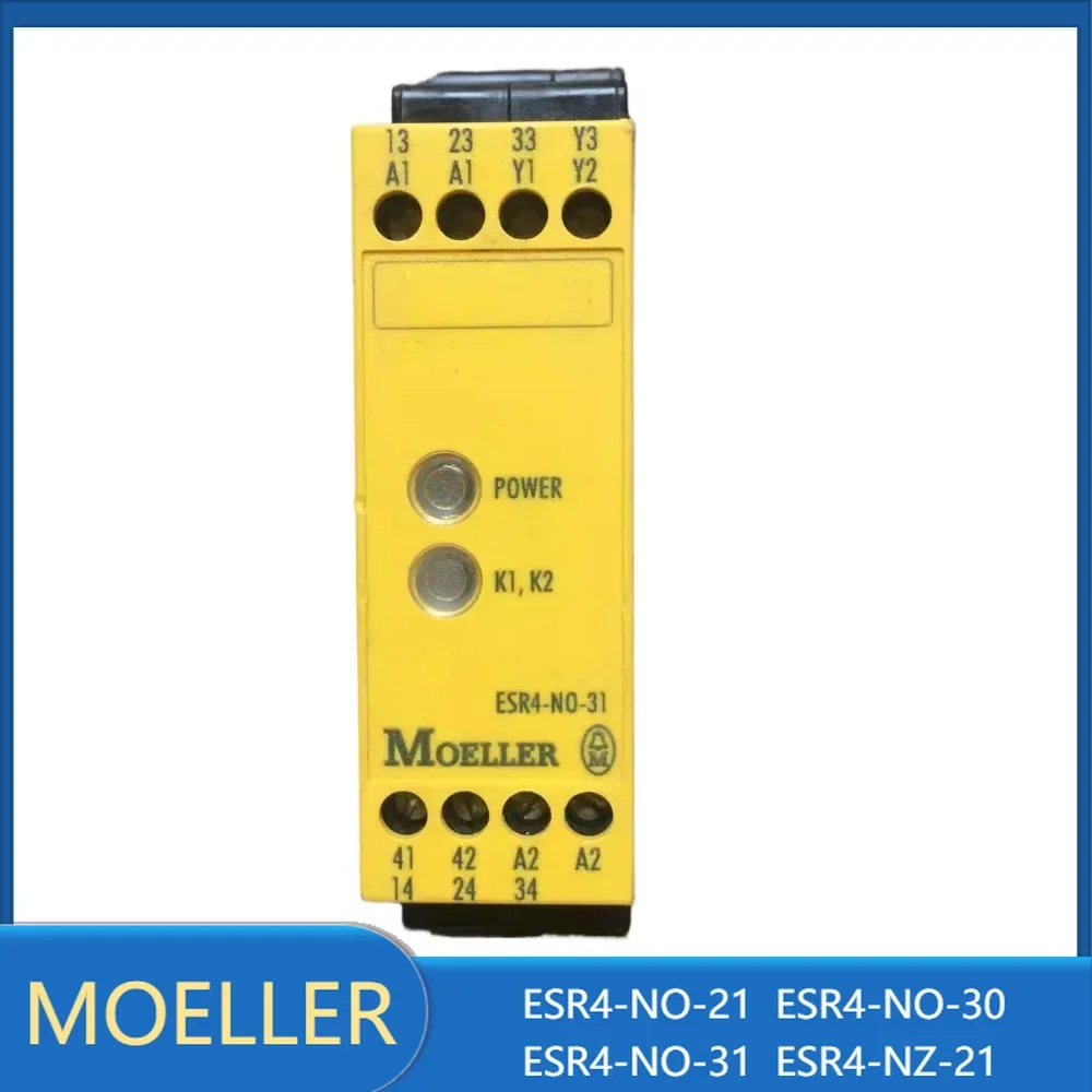 

ESR4-NO-21 ESR4-NO-30 ESR4-NO-31 ESR4-NZ-21 MOELLER Safety Relay Original Used