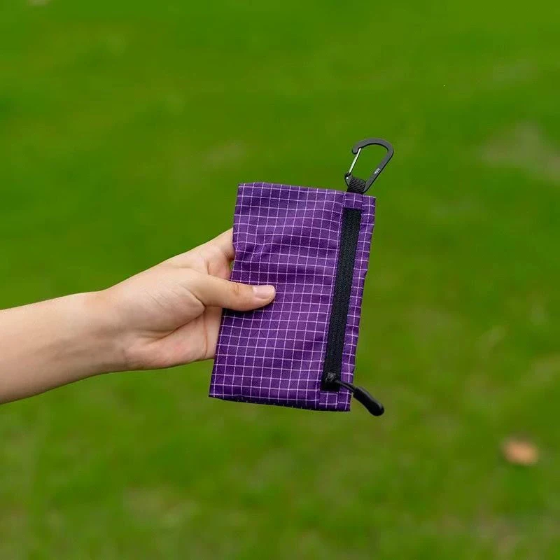 Lightweight Outdoor EDC Storage Pouch Waterproof Coin Purse Outdoor Organizer Zipper ‌Wear Resistant Key Card Wallet Travel Bag