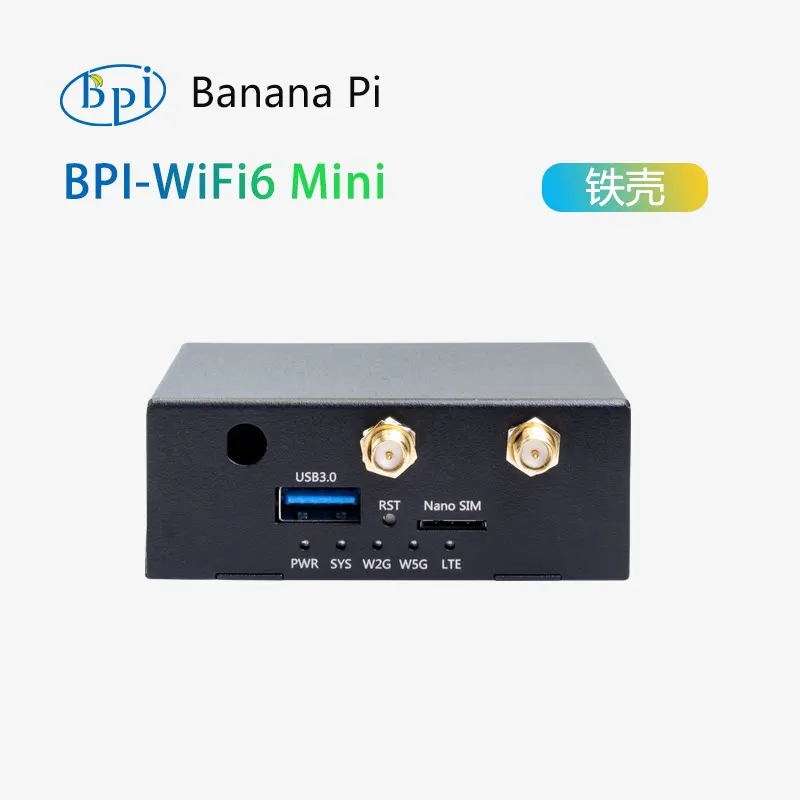 Banana PI BPI-WiFi6 Mini Metal Enclosure Compatible with Banana Pi BPI-WiFi6 Mini