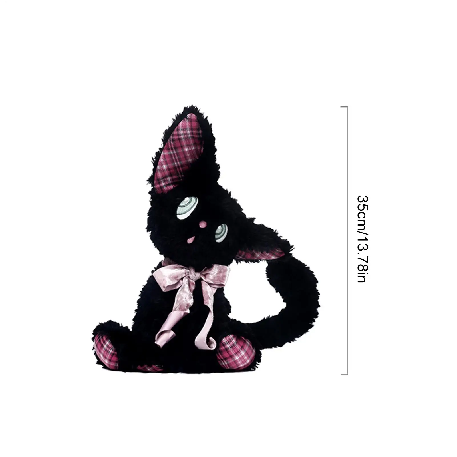 Animali di peluche per gatti 35 cm Morbido cuscino per bambole che abbraccia Simpatico gatto di peluche per ragazzo ragazza Compleanno Viaggio a casa Capodanno Amici di famiglia