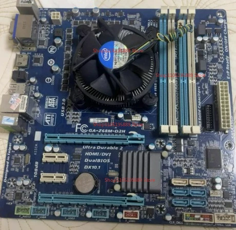 

Материнская плата Gigabyte Z68M-D2H MATX (версия Z68) с поддержкой разгона I73770 1230V2, 100% протестирована