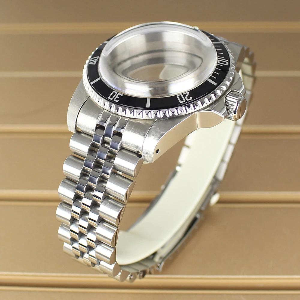 38mm Vintage Watch Case Dome Acrylic Glass For Seiko NH35 NH36 NH38 NH34 Movement 28.5mm Dial 10ATM Waterproof Retro Submariner