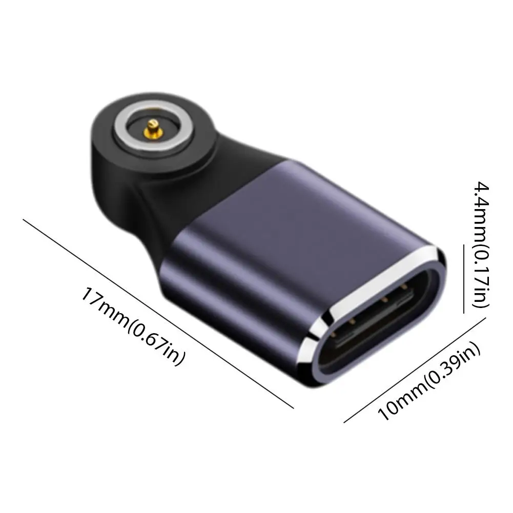 Adattatore di ricarica Adattatore di ricarica magnetico intelligente Tipo-c femmina a Bluetooth Forte ricarica magnetica intelligente