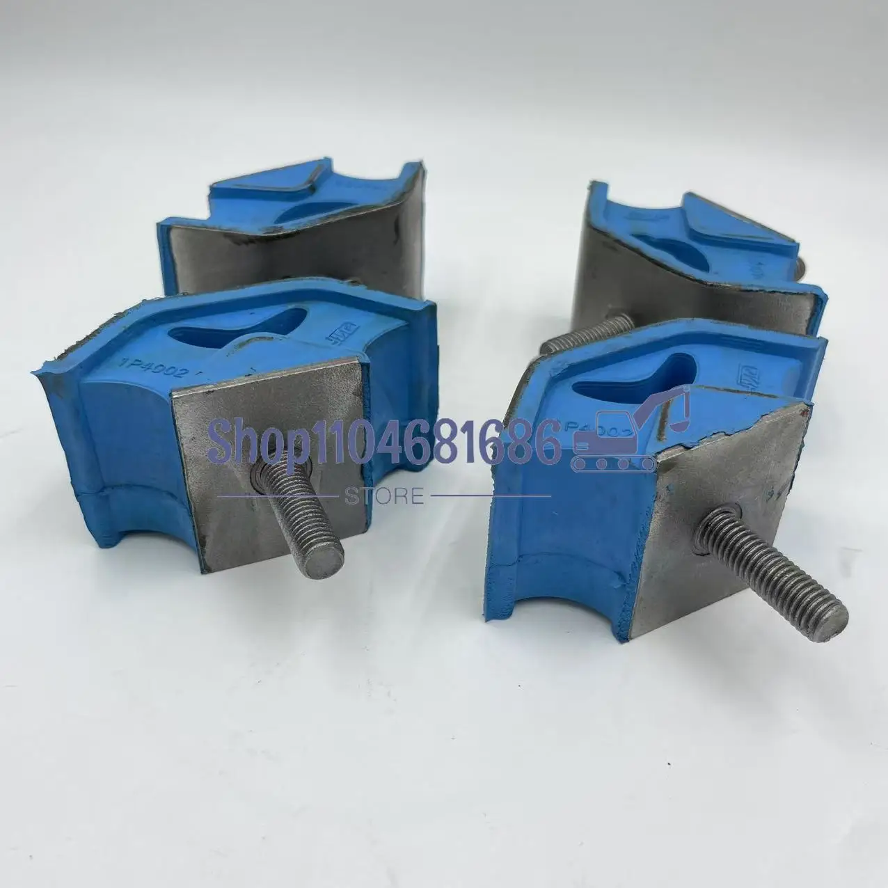 1 Uds. MINI excavadora de goma para pie de motor, accesoriosYangma 20 Kubota KOBELCO SK09 Sumitomo SH60, cojín para pie amortiguador