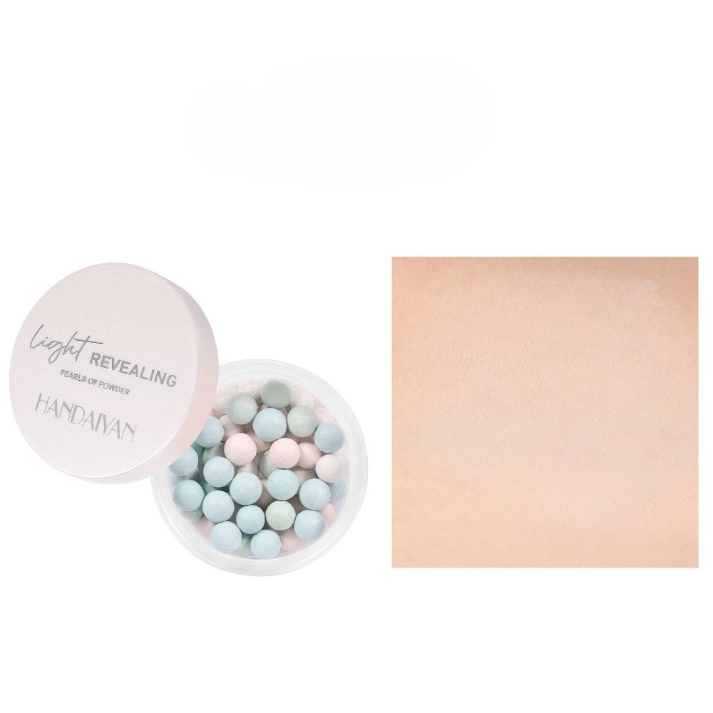 1Pc Oil Controling Pressed Setting Loose Powder Balls Bronzer Natural Brighten Waterproof Nude Setting Translucent Powder Makeup