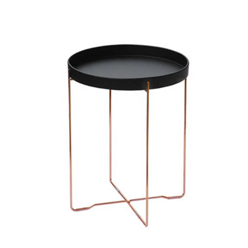 

Modern simple metal coffee table bedside coffee table square