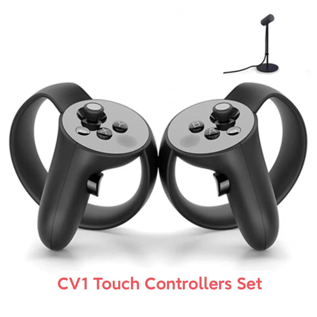 

Original VR Touch Controllers for Oculus Rift CV1 Left Right Wireless Controllers with One Sensor Tracker Virtual Reality Set