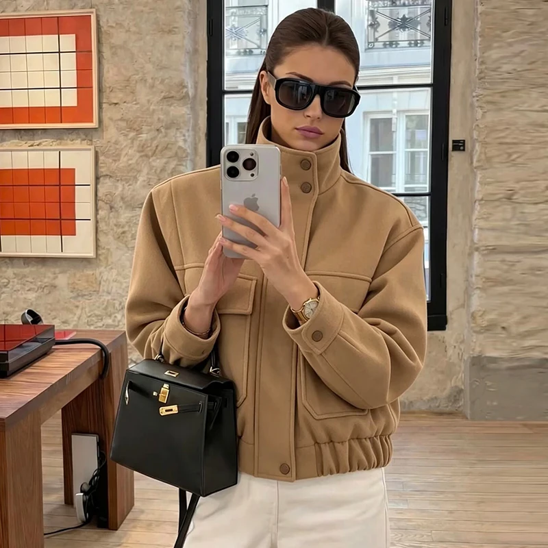 Autumn New Women's Jackets 2026 Fashion Loose Elegant Casual Warm Coats Autumn Chic Women's Travel Street Youth Short Jackets