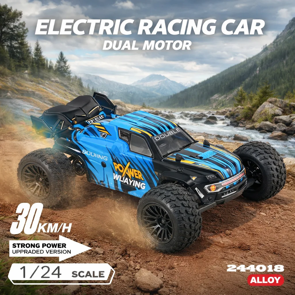 

WLtoys 24401 1:24 2WD Full Scale Off-Road RC Car High Speed Monster Truck Remote Control Vehicle Model Toy Christmas Gift