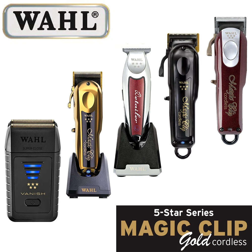 Wahl  Magic Clip Professional Barber Cordless Hair Clipper&Hair Trimmer&Foil Shaver For Barbers and Stylists Hair detailer