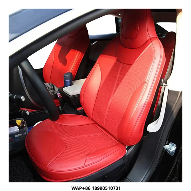 

Custom Seat Covers Fit for Model S 2014 2015 2016 2017 2018 2019 Car Waterproof Accessories Luxury Nappa Faux Leather