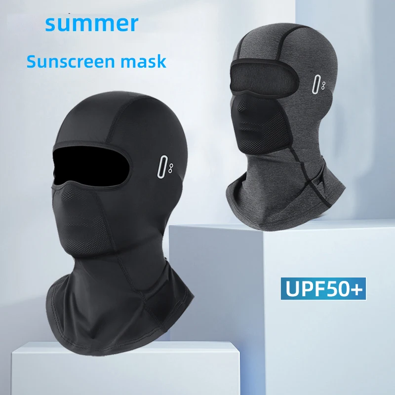 Outdoor Ice Silk Śliniak przeciwsłoneczny Wiosna i lato Motocykl jazda na rowerze wędkarstwo Sport Magiczna chustka Maska jeździecka Full Fac