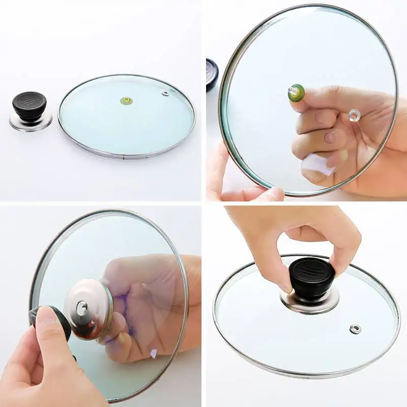 Universal Plastic Glass Pot Button Pot Cover Head Handle Bead Cap Kitchenware Accessories
