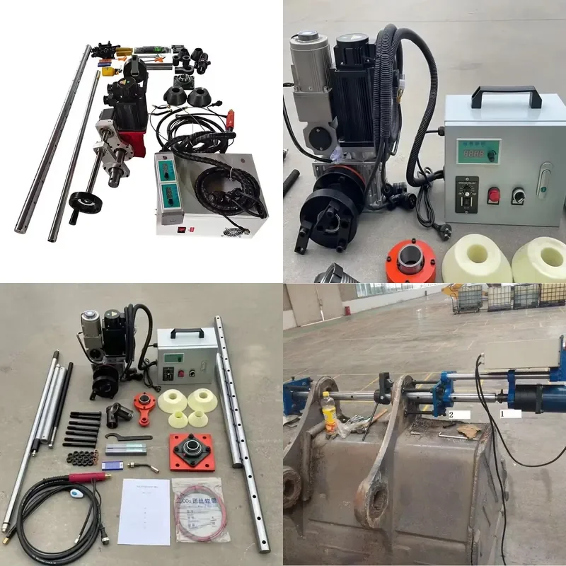 Heavy Duty CNC Portable Electric Line Boring Drilling Machine for Bore Welding Repairing Excavator