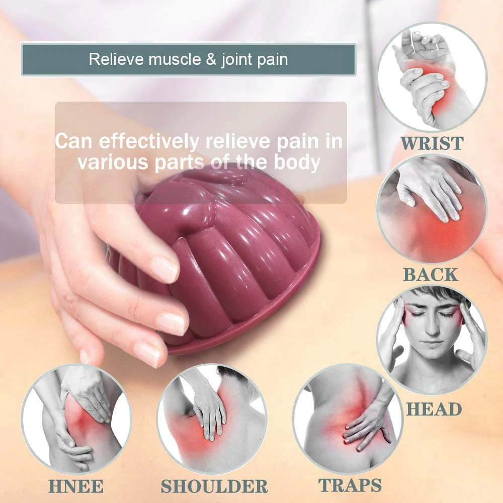 

6 Pcs Suction Cups Massage Vacuum Cupping Body Massager vacuum Suction Therapy Cupping Set Cans for Massage，pain relief，detox