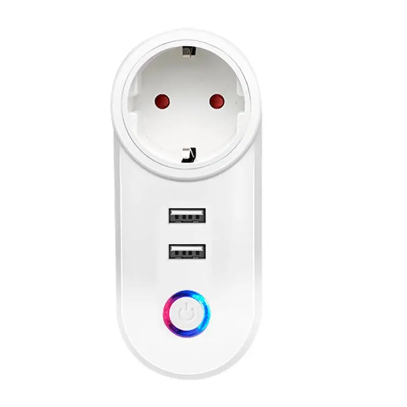 Wireless Socket Power Wi-Fi USB Outlet EU US Monitor Timer Remote Control Timer Voice Phone Charger Wifi Smart Plug