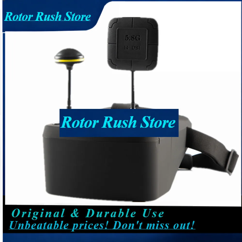 RoRuSEV800D 5.8G 40CH Diversity FPV Goggles 5 Inch 800*480 Video Headset HD DVR For RC Model Drone