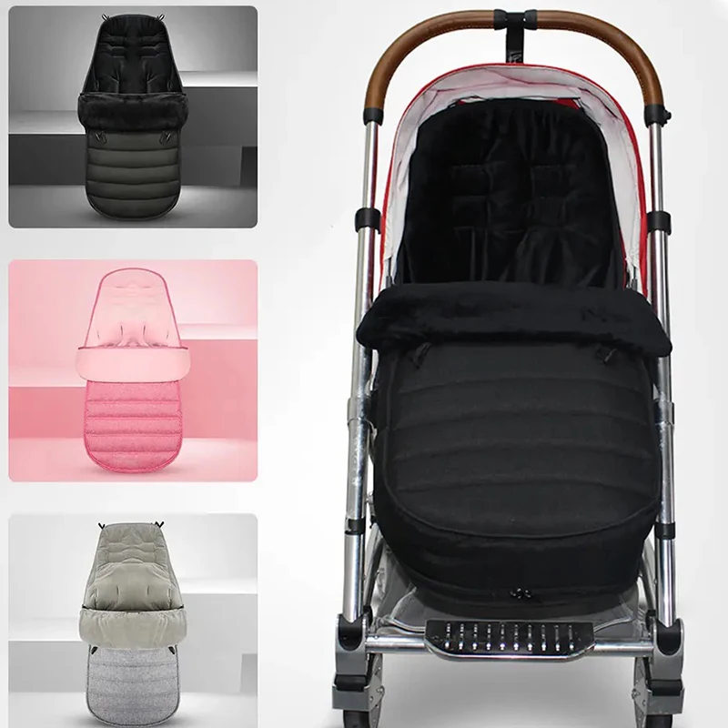 Bebê Stroller saco de dormir para o recém-nascido, Windproof Almofada, Footmuff, Pram Sleepsacks, Inverno Carrinho, Sack sono infantil, sacos de carro para bebês