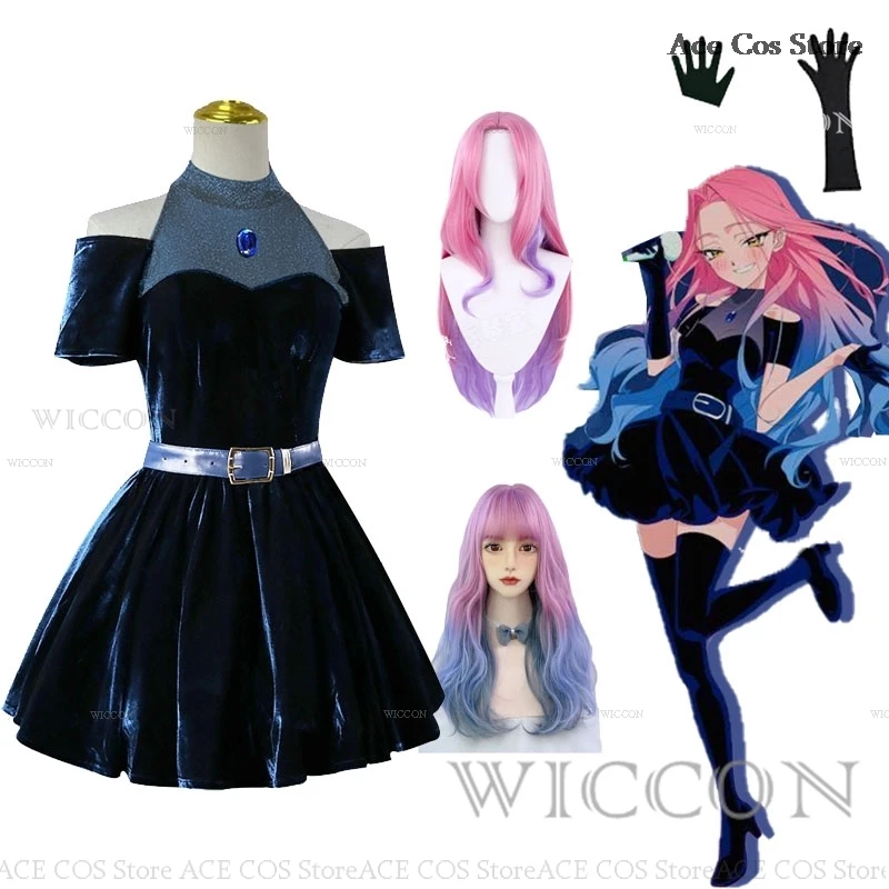 Anime ALIEN STAGE Mizi sukienka cosplay kostium IDOL ubrania na występy Halloween kobiety suknia wieczorowa kostium strój na imprezę