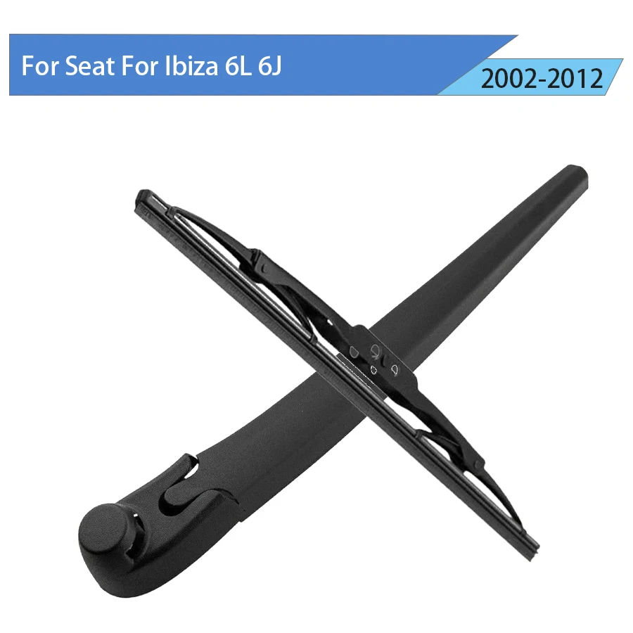 Rear Window Windshield For Seat Ibiza 6L 6J 2006-2002-2012 Rear Wiper Blade Arm Set