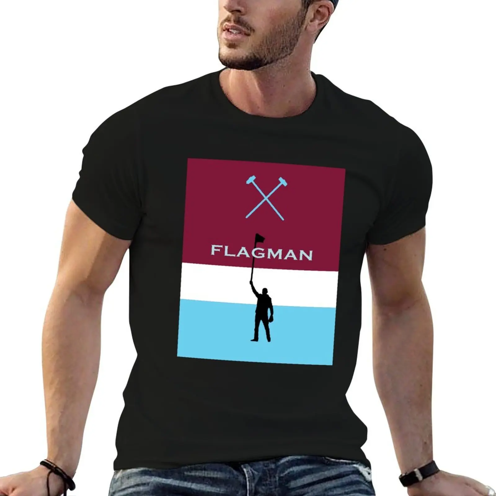 Original Flagman (updated) T-Shirt rapper graphic tees aesthetic clothes funny t shirts for men