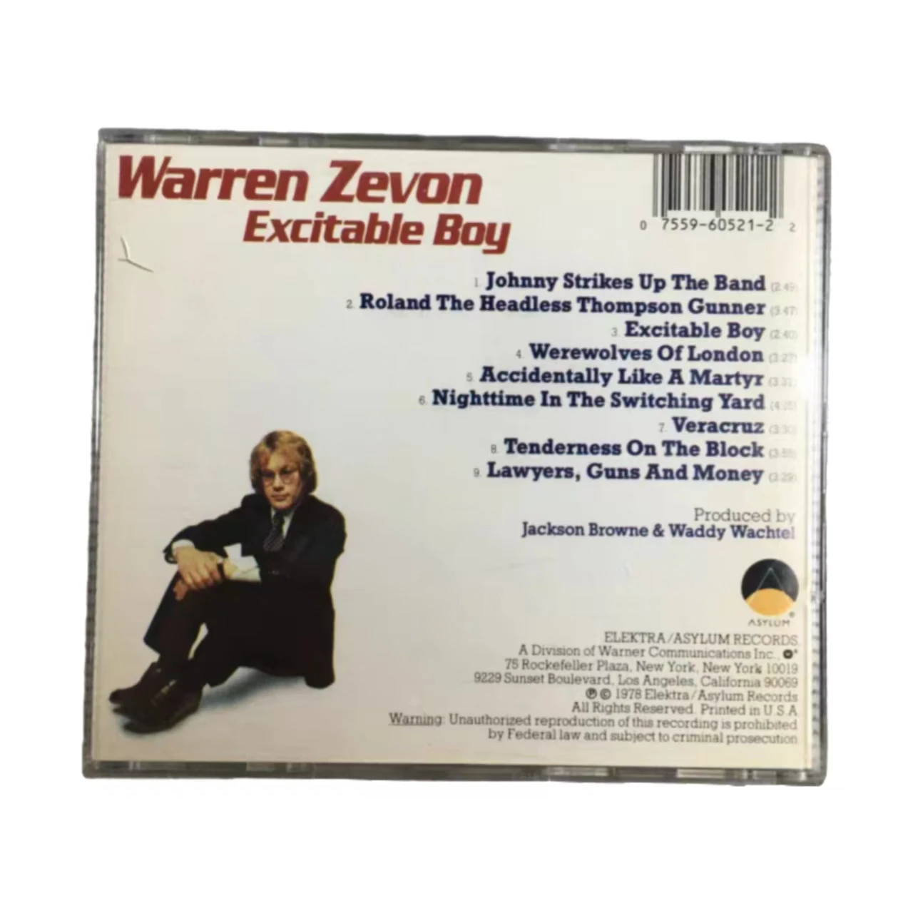 CD 1978 Crônica Pop-Rock Gótica Macabre Melodies e Riffs Excitáveis Lupiiras, Guns e The Excitável Rogue