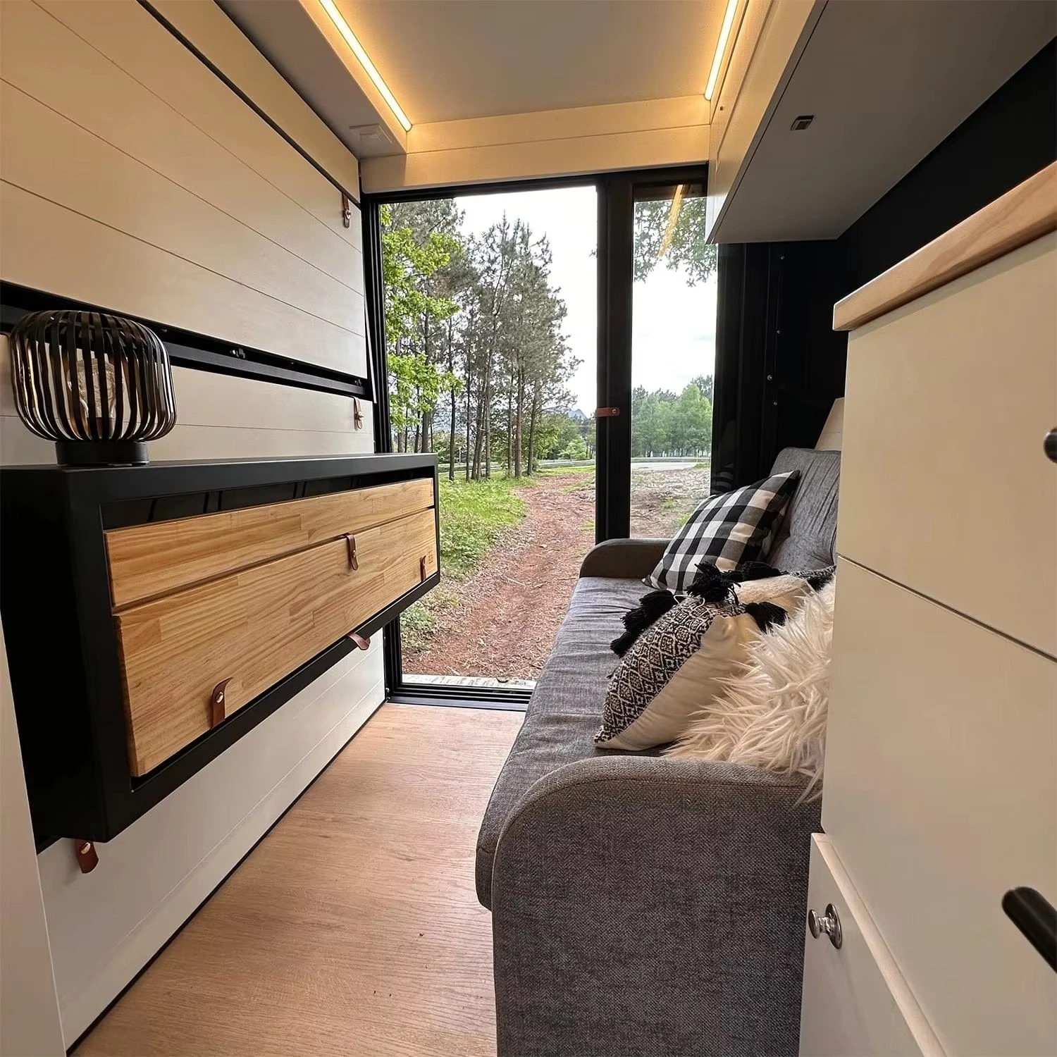 Camper Van Furniture Mobile Caravan 4x4 Campervan Luxury Bed China Meubilair Lift Full Kitchen Units