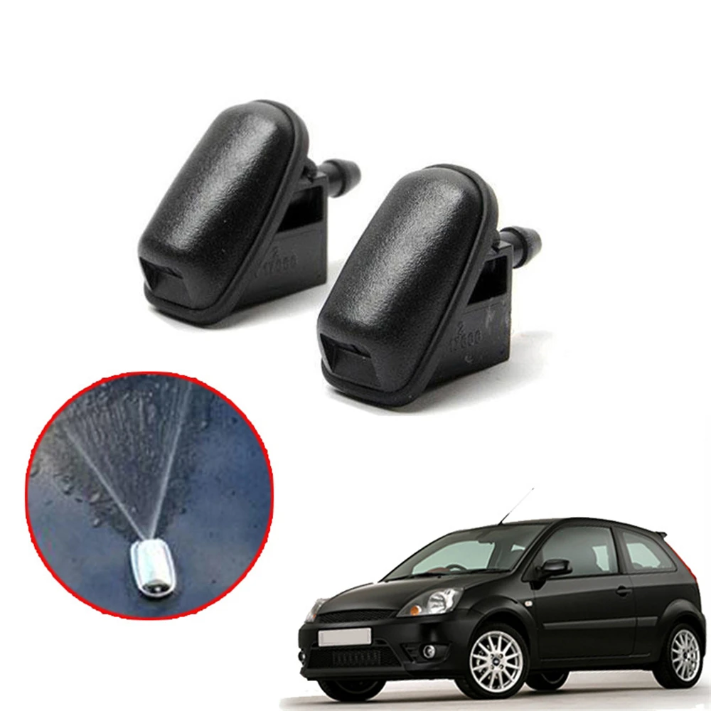 ​2pcs Front Windshield Windscreen Washer Jet Nozzles Sprayer for Ford Focus Mondeo Galaxy C-max Fiesta KA Fusion OE#BM5117666AB