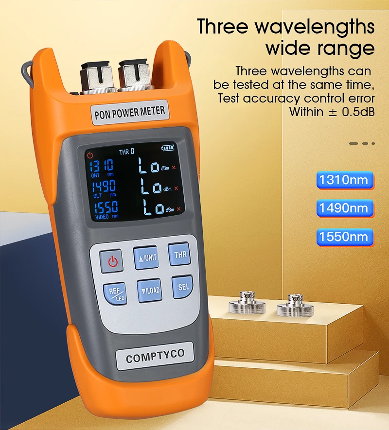 AUA-330U/AUA-330A Handheld PON Power Meter Optical Fiber PON OPM FTTX/ONT/OLT 13
