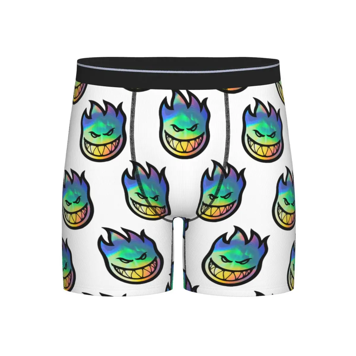 

Long Boxer Underpants Shorts Spitfire Skate Panties Men Comfortable Underwear for Homme Man Boyfriend Gift