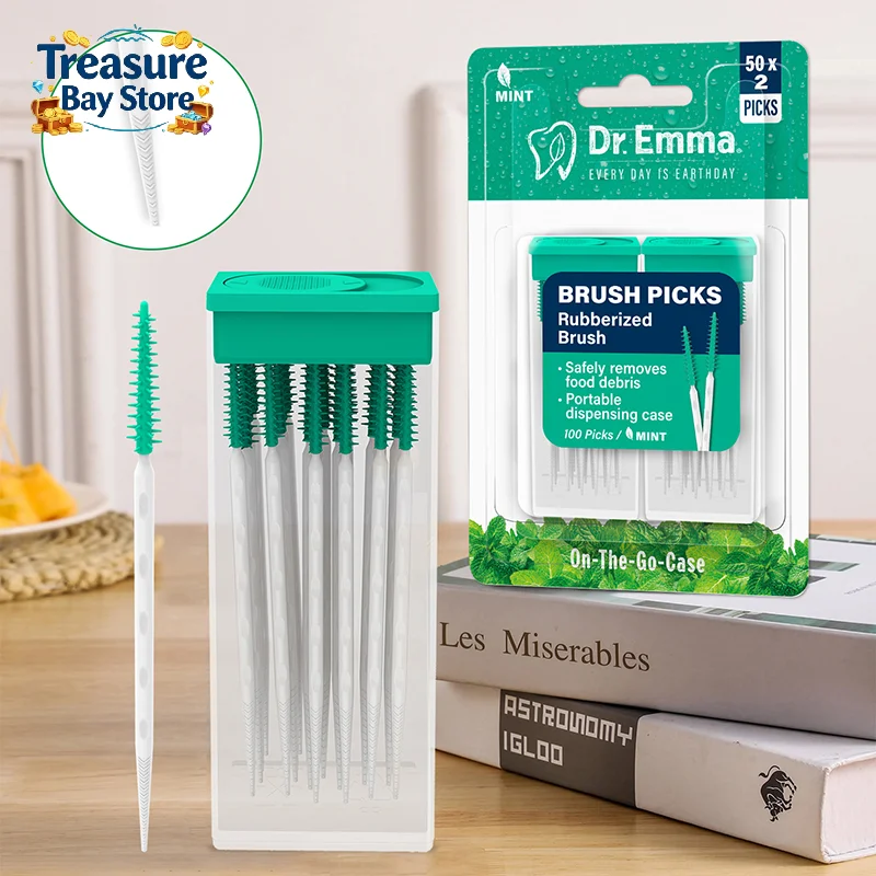 100 Spazzolini Interdentali in - Dental Floss Picks recensione e prezzo